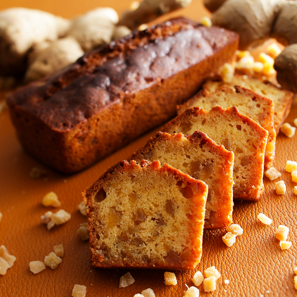 福みりんと生姜のパウンドケーキ
